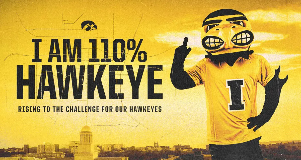 Hawkeye 110% graphic